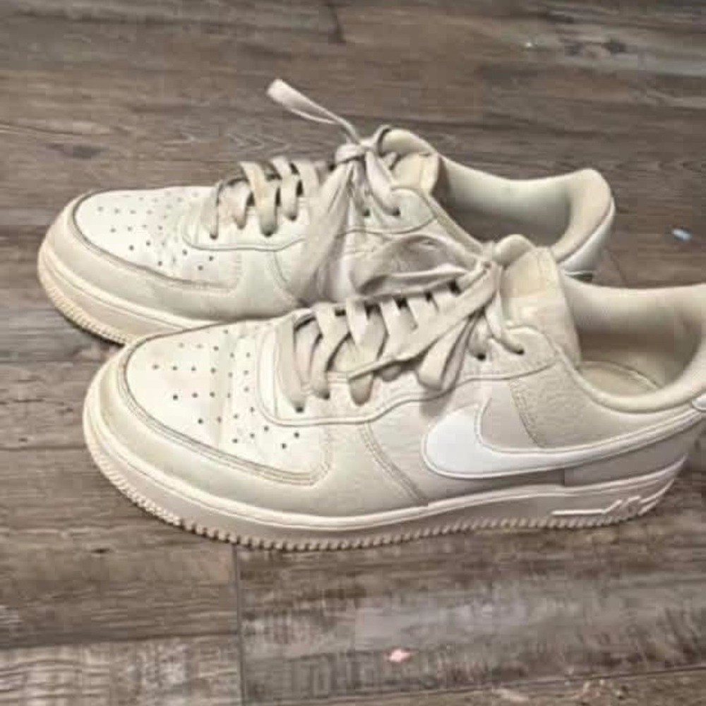 Grey/ light green Sneakers with White Accents